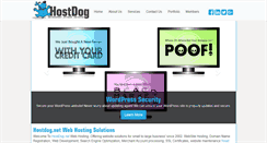 Desktop Screenshot of hostdog.net