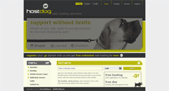 Desktop Screenshot of hostdog.eu